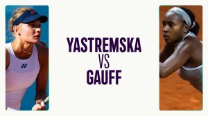 24.04.2025. Даяна Ястремская - Кори Гауфф. WTA Madrid. Dayana Yastremska - Cori Gauff
