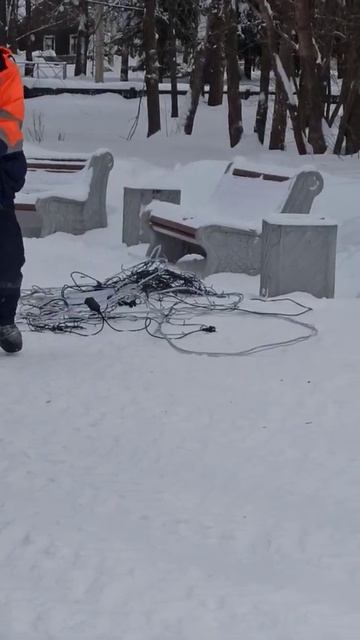 ДЕМОНТАЖ ЕЛКИ В ПАРКЕ ПАВШИХ БОРЦОВ | ЕЛЬ НА ГЛАВНОЙ ПЛ смотреть онлайн