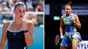 27.04.2025. Вероника Кудерметова - Марта Костюк. WTA 1000 Madrid. Kudermetova - Kostyuk