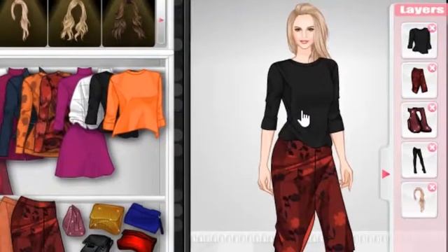 Безразмерная зимняя одежда - игра для девочек смотреть онлайн