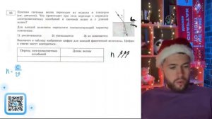 Плоская световая волна переходит из воздуха в глицерин (см. рисунок). Что происходит при - №21299