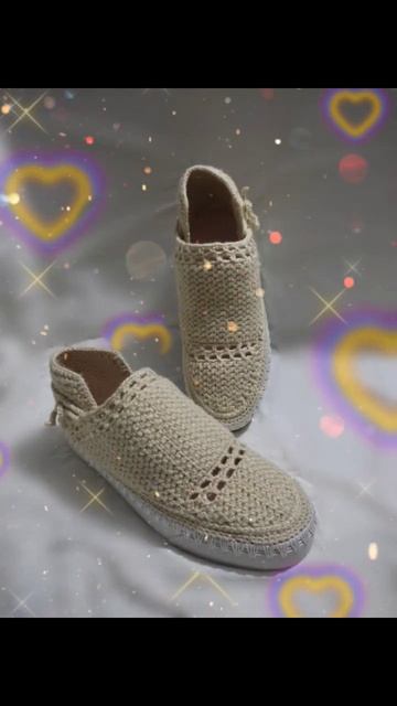 Ботинки-мокасины#вязаная обувь#вязаныеботинки#вязанаяобувьручной работы смотреть онлайн