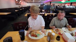 АМЕРИКАНСКИЙ РЕСТОРАН С БЕЗЛИМИТНОЙ ЕДОЙ/ ЕШЬ СКОЛЬКО