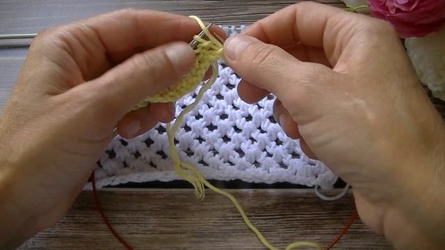 СЕТОК МНОГО НЕ БЫВАЕТ!!! ПРОСТАЯ СЕТКА СПИЦАМИ!!! смотреть онлайн