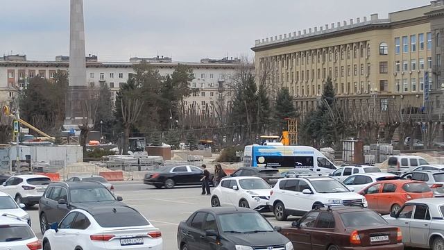 Ремонт улиц Волгограда обновление Стеллы и вечного Ог