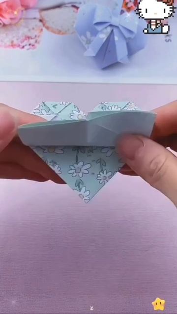 Коробочка-оригами из бумаги