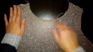 Топ спицами//Вяжем топ для новичков//МК "Топ за час" часть 2