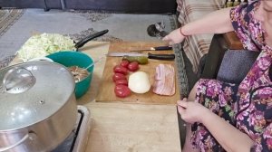 щи и импровизация в духовке