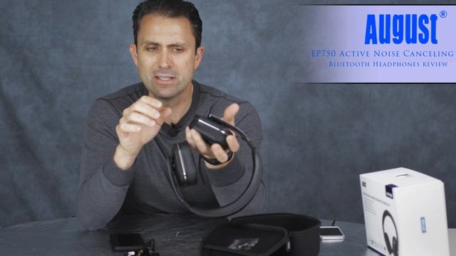 August EP750 Active Noise Canceling BT Headphones Review | 4K