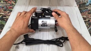 Автомобильный компрессор AVS KA 580 - распаковка, обзор и пример работы