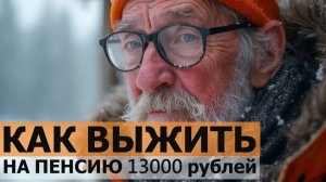 Выживание или голод: как прожить на пенсию в 13 000 рублей? При нынешних ценах в магазинах