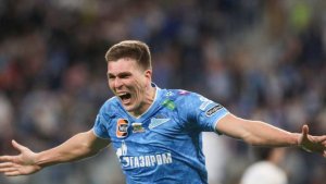 Дубль Соболева принес "Зениту" победу над "Пари Нижний Новгород"