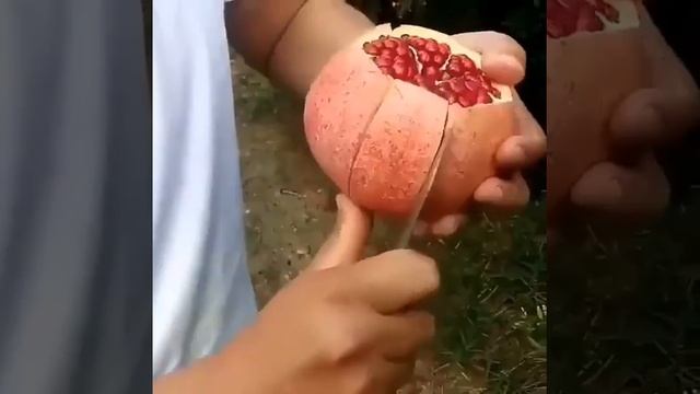 Как правильно почистить гранат / How to clean pomegranate смотреть онлайн