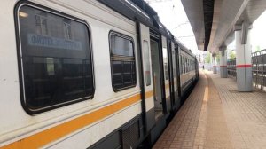 ЭД4М-0479 ЦППК ФИЗТЕХ.ЭЛЕКТРИЧКА Перекраска Наше Подмосковье На станции Фили