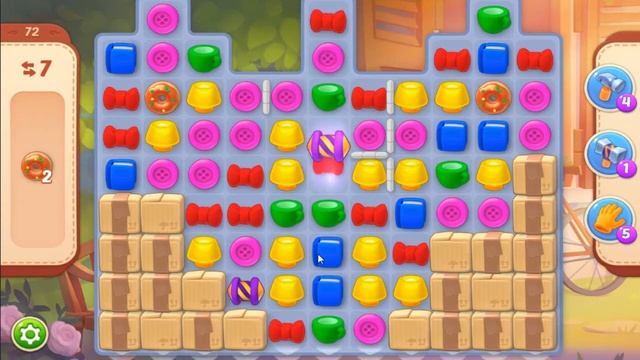 Homescapes - День 1. 71 уровень (Кухня)