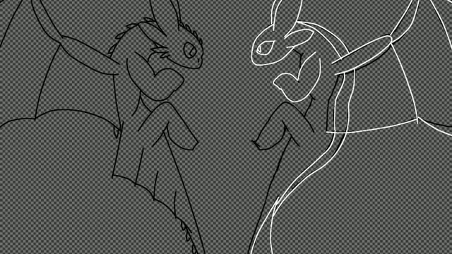 Беззубик и Дневная фурия (у них любовь) смотреть онлайн