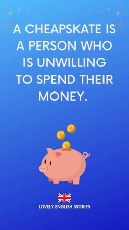 LEARN ENGLISH VOCABULARY   What is a cheapskate   Learn British English #learnenglish #vocabulary