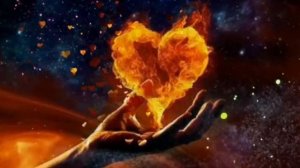 Футаж Огненное сердце ❤️🔥 Fire Heart Background