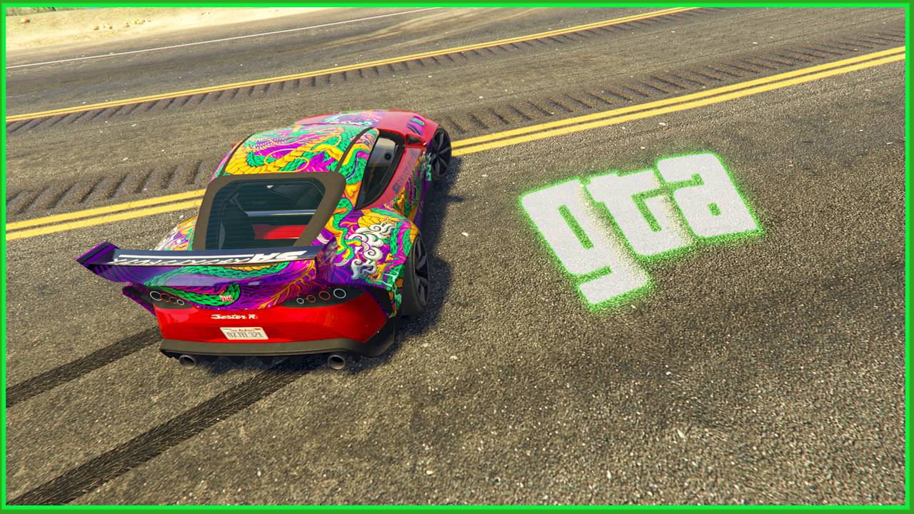 Скилл тест на спорткаре в GTA 5