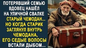 Потерявший семью вдовец нашёл на уличной свалке старый чемодан... Но когда старик заглянул внутрь...