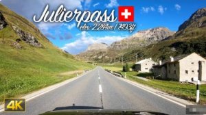 🚗 SmartTV 4К ➤ Из Кура в Санкт-Мориц! Переезд через живописный перевал Жюлье, Швейцария! UHD 30fps