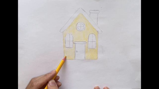 Самый легкий рисунок домика для детей 🏠 drawing a home 🏠 смотреть онлайн