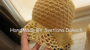 ШЛЯПКА крючком 👒 CROCHET summer SUN HAT ☀ летняя ШЛЯПА крючком