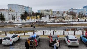 10. Автопробег посвященный 80-летию победы Советского союза в Великой Отечественной войне п.Пангоды