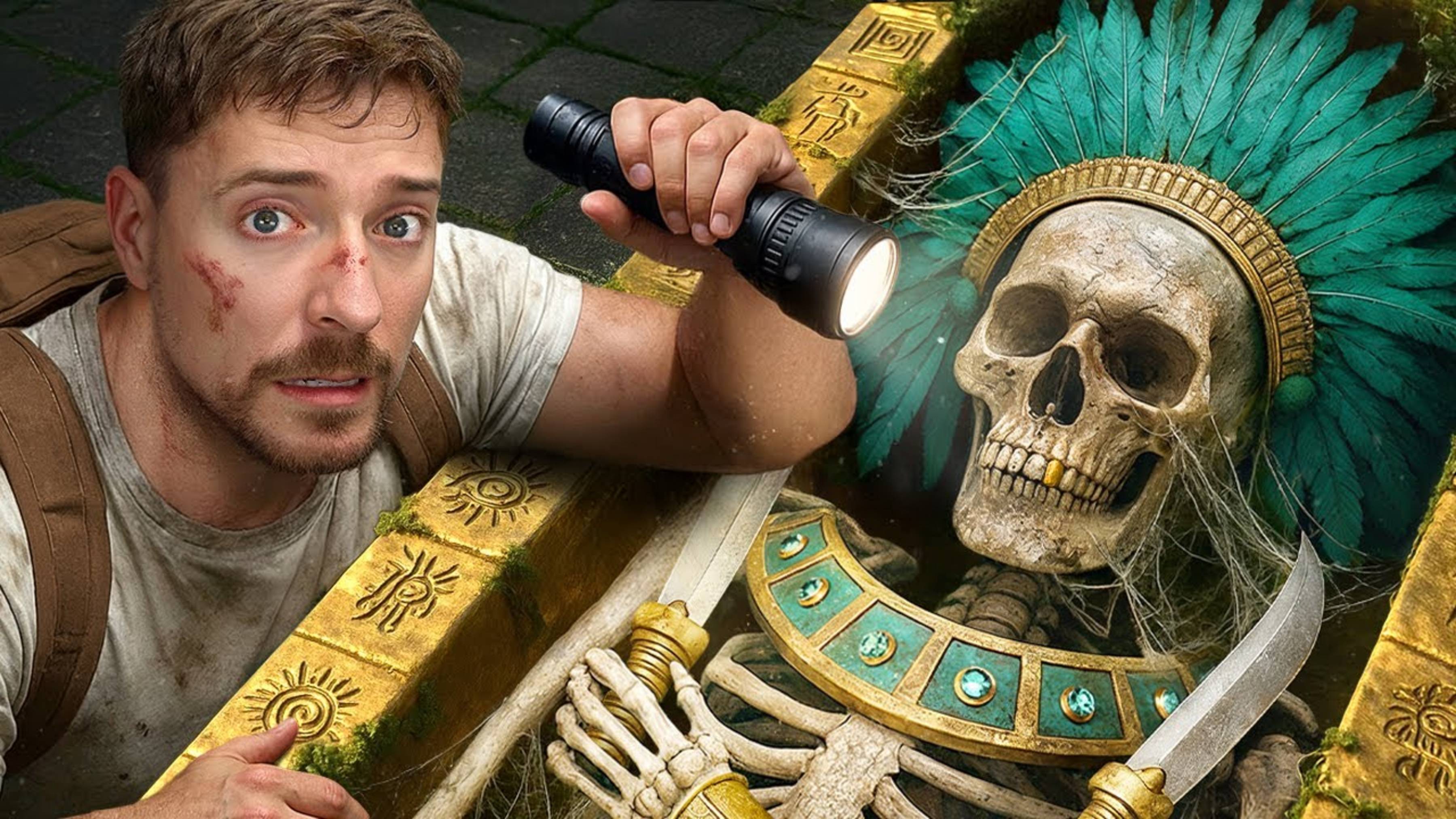 I Survived 100 Hours In An Ancient Temple 
[Mr Beast]