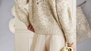 Джемпер от Брунелло Кучинелли с ажурным узором. Разбираем модель!