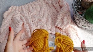 ДЖЕМПЕР С КОСАМИ И ЖГУТОМ