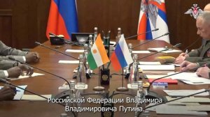Двусторонняя встреча Министров обороны России и Нигера