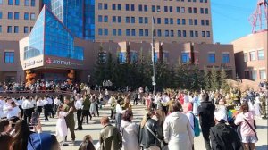 "Вальс Победы" на проспекте Ленина от площади Ленина до к/т "Центральный" 08 мая 2025 года!