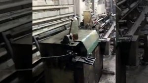 Размотка розетты на правильно-отрезном станке ИВ6118 1986