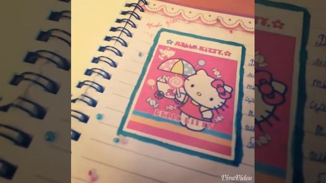 DIY/Как оформить 1 страничку личного дневника/Очень просто и красиво