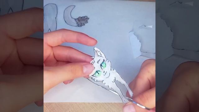 Закладка в виде Голубки!💚🤍 Канцелярия КВ 2 часть.