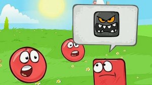 Красный Шарик,  красный Несносный Шарик,  Красныч Игра.  мультики для детей.  Красный колобок