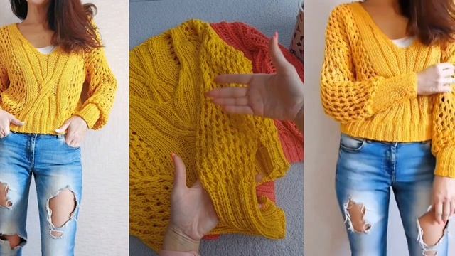 🔥 ЭТИ ПУЛОВЕРЫ ИЗ ХЛОПКА  ВЯЖУТ МНОГИЕ! ДАВАЙТЕ СРАВНИМ В ЧЕМ ОТЛИЧИЕ /KNITTING JUMPER COTTON