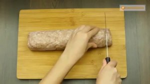 Мясной рулетик для всей семьи