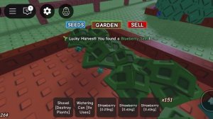 Обнова в игре роблокс вырасти сад