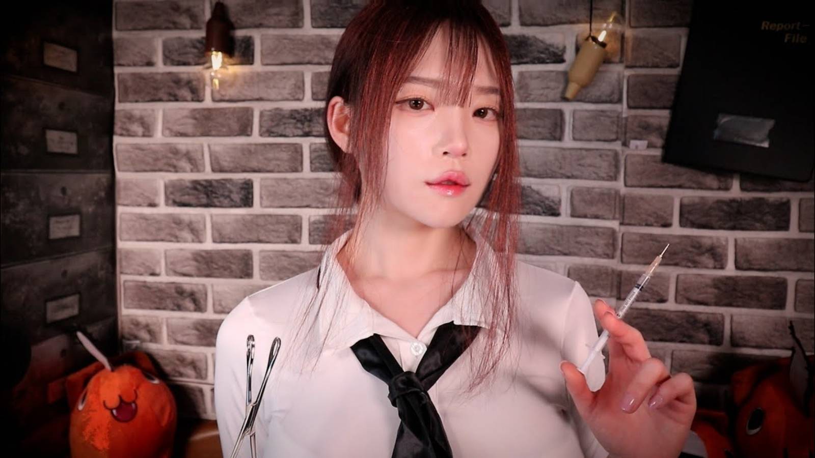[ASMR nara] 마키마와의 계약, 귀에 표식 남기기 | 귀 수술