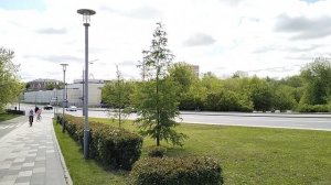 ВИД НА ОСТАНКИНСКУЮ БАШНЮ СО СТОРОНЫ БОТАНИЧЕСКОГО САДА