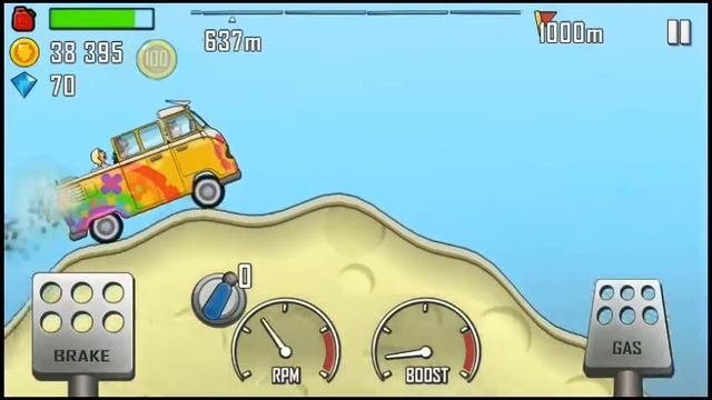 Играю в HILL CLIMB RACING (И купил новую машину) смотреть онлайн