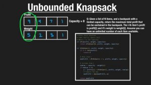 18. unbounded knapsack