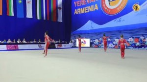 СБОРНАЯ АРМЕНИИ Международный турнир по эстетической  гимнастике IFAAG "Кубок дружбы"