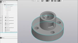 Работа в Компас 3D V22 - Вариант 25А