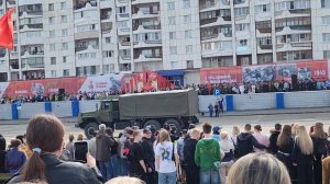 Парад дня победы 80лет Юрга 2025