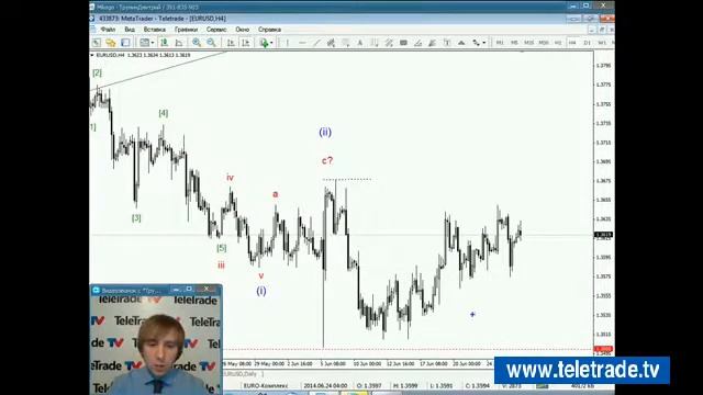Teletrade Трунин Волновой принцип Эллиотта 2014 06 27 1 смотреть онлайн
