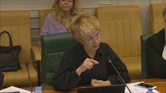 Выступление сенатора Д.И.Оюн на совещании Комитета СФ