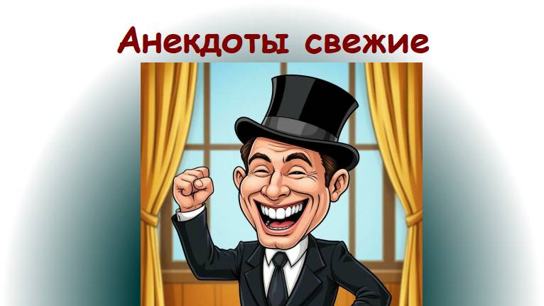Свежие анекдоты